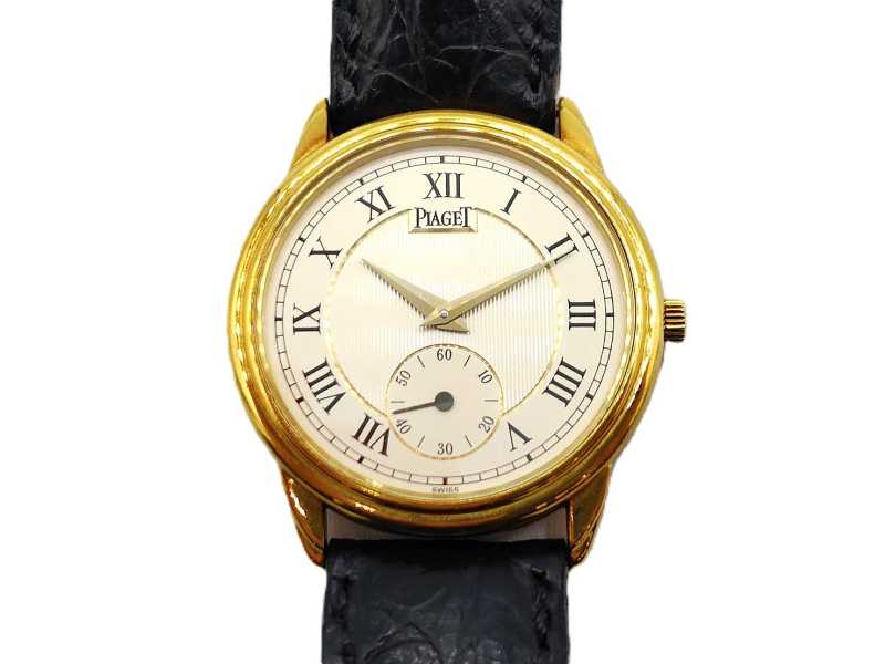 ピアジェ買取 750YG グべナー ラウンドウォッチ手巻